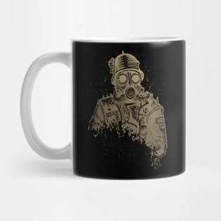 Retro Futurism Steampunk Adventure Soldier 2 Mug